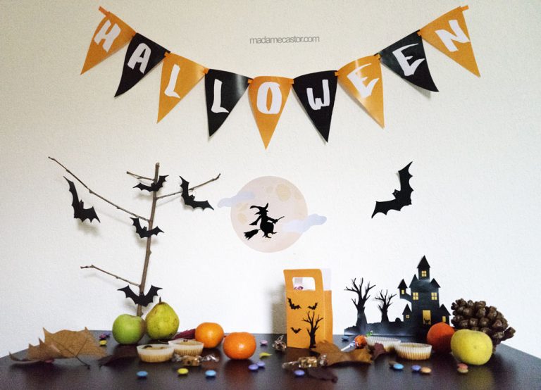 DIY Déco Table Halloween (+ printable) Madame Castor